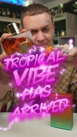 Paradise in a bottle “TROPICAL VIBE”  #OversprayJay #SmellRichStayRich #FragranceTok #Fragrances #Fragrance 