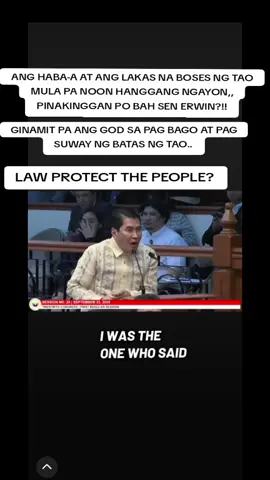 LAW PROTECT THE PEOPLE TAPOS ANO? 