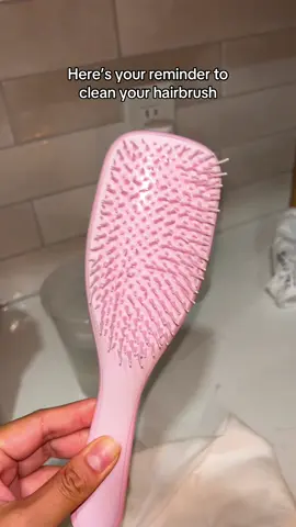 Just do it, your scalp will thank you! #haircare #hairbrushcleaning #cleanyourhairbrushes #cleanhair #cleanhaircare 