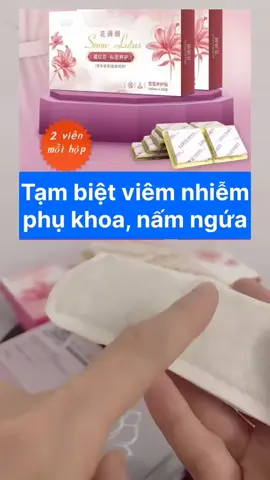 Miếng dán phụ khoa hoa sen tuyết bảo vệ vùng kín loại bỏ viêm nhiễm phụ khoa nấm ngứa khí hư #miengdanhoasentuyet #chamsoccobe #xuhuongtiktok #xuhuong 