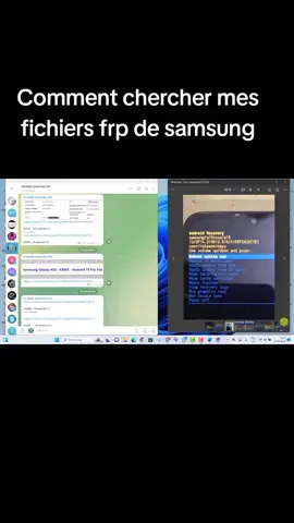 Comment chercher mes fichiers frp de samsung