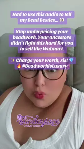 Reminder: Beadwork is luxury art. 🎀 Don’t undersell your time or your materials — invest in the best: Miyuki, Charlotte, Delicas & gems. Shop Sundaylace Creations https://f.mtr.cool/djhfixjhvm #beadwork #beadingsupplies #indigenousbeaders #beadworkisluxury #beading