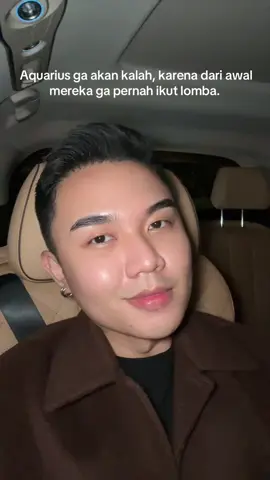 Orang lain ke kanan, #Aquarius putar balik ke kiri 🏎️💨 