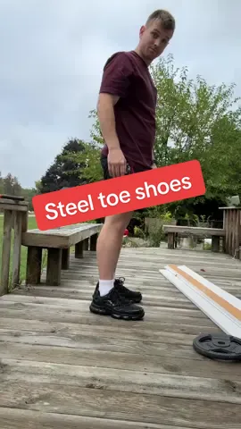 Finally you don’t have to look goofy to protect your feet! Comfy as hell could wear them all day! #shoes #construction #workboots #steeltoe 