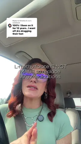 Replying to @Kristine & co. Just my take on the situation. There are great mat doctors. But there’s not so great one too. L methylfolate isn’t made to replace any medications. But. A lot of times, when people start taking it, they notice they aren’t reaching for their meds that help improve mood and energy, as much. That’s because the l-methylfolate is helping them produce dopamine and serotonin, naturally. This doesn’t happen for everybody. But it can happen for some. All you can do is give it a try #tiktokshopcreatorpicks #tiktokshopblackfriday #tiktokshoprestock #tiktokshopfalldealsforyou #lmethylfolate 