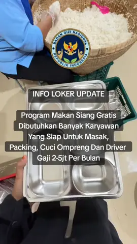 #lokerjabodetabek #sppg #lokerjakarta #mbg #berandatiktok 
