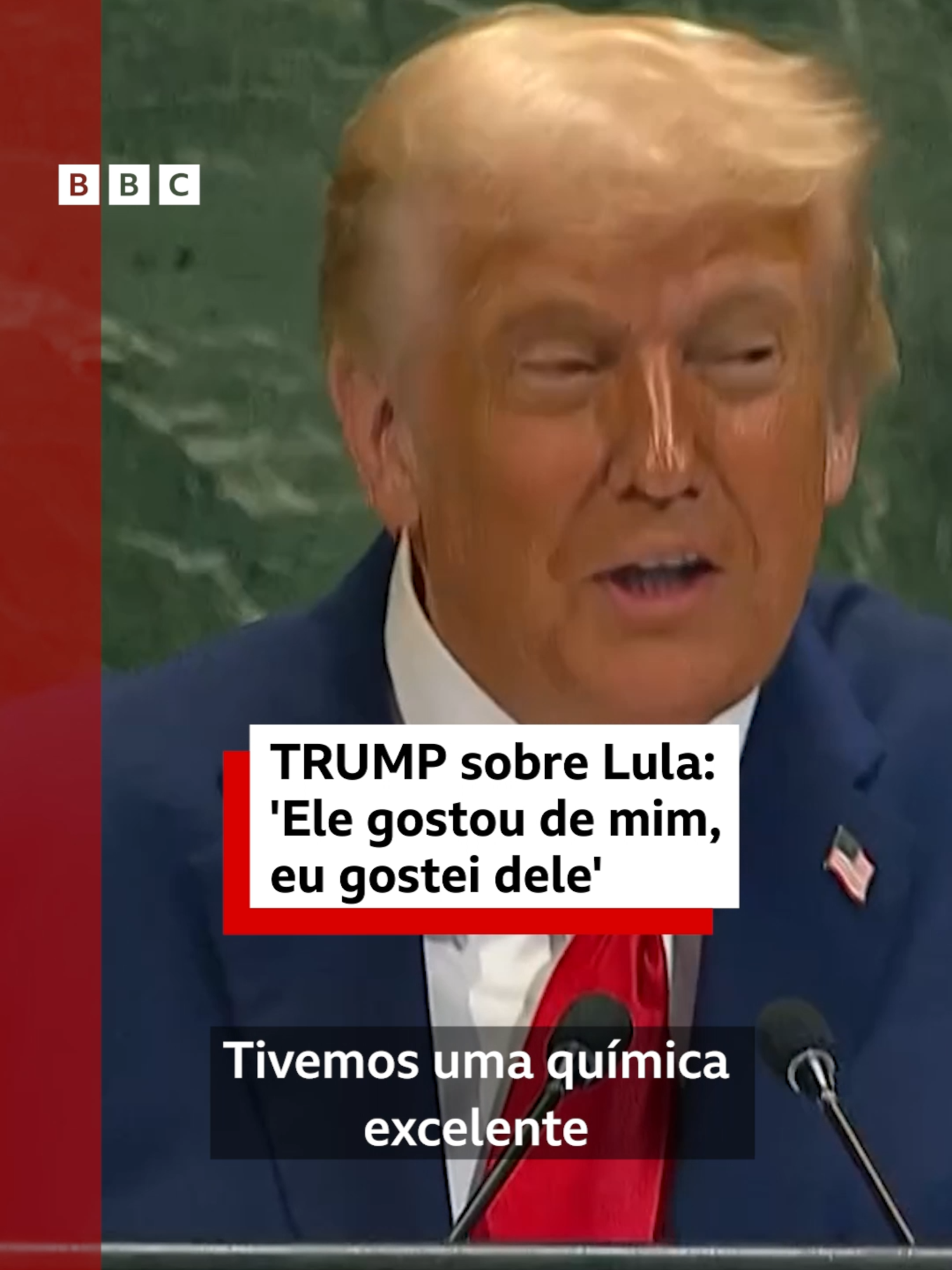 Trump sobre Lula: 