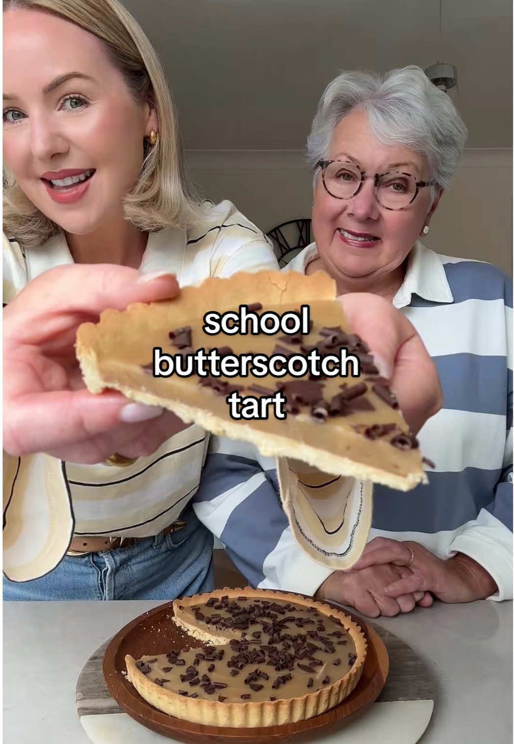 ad Mum’s bringing back school butterscotch tart! And thanks to @Waitrose & Partners this has to be our easiest school ‘bake’ yet… the ready-made sweet shortcrust pastry case is a lifesaver (it might even be better than Mum’s!) Sweet, glossy butterscotch filling, plenty of chocolate sprinkles on top… it tastes exactly like school dinners. Did you have this at school? 👇 Here’s what you need to make it… 1 Waitrose Cooks’ Ingredients Sweet Shortcrust Pastry Case 100g Duchy Organic Unsalted Butter 50ml Essential Whole Milk 100g Waitrose Fairtrade Golden Caster Sugar 40g Essential Plain White Flour Cooks’ Ingredients Dark Chocolate Curls Melt butter + sugar, whisk in flour, add milk until thick + glossy. Pour into pastry case, top with chocolate curls… and enjoy!  #homeoffoodlovers 💚