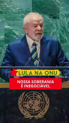 Na ONU presidente Lula diz que não a passificacçao com impunidade 