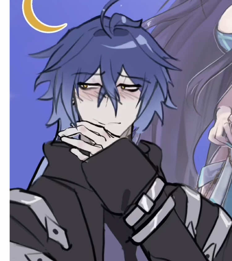 I gave him his crooked nose but his hair hides it💔 anyways enjoy the animation!<3 #GenshinImpact #flauma #flins #lauma #animationmeme 