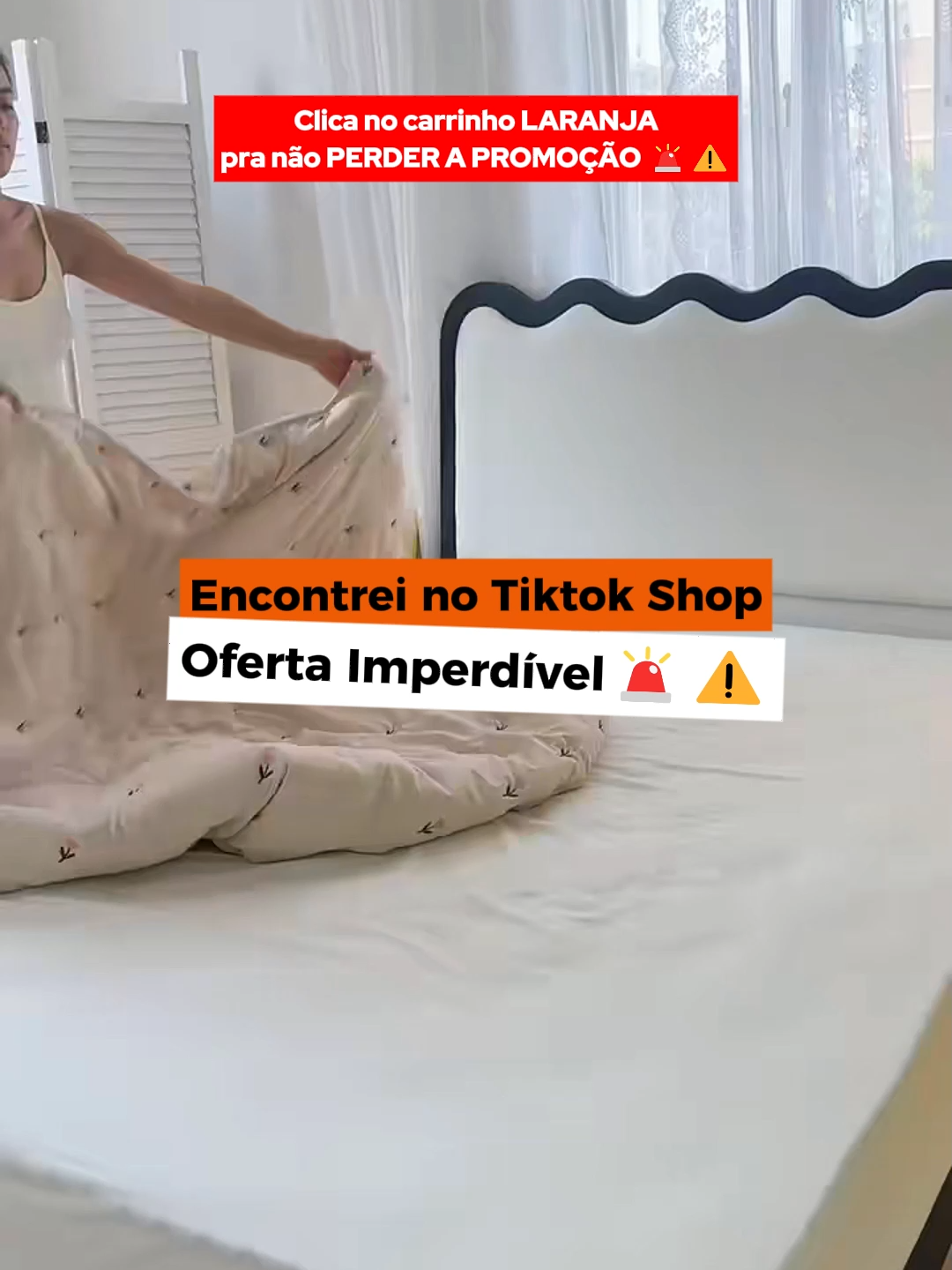 Capa Impermeável para Colchão em PROMOÇÃO relâmpago mas é só por tempo super limitado!#tiktokshop #cama #colchão