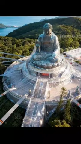 penampakan hongkong saat ini karena mau ada angin topan sangat besar jadi banyak gedung dang  kendaraan tranportasi umum di bungkus sepaya safe.....semoga para pmi yang kerja di sini baik2 aja ya...Aamin🤲 #fyp  #tiktokhongkong🇭🇰_🇮🇩 