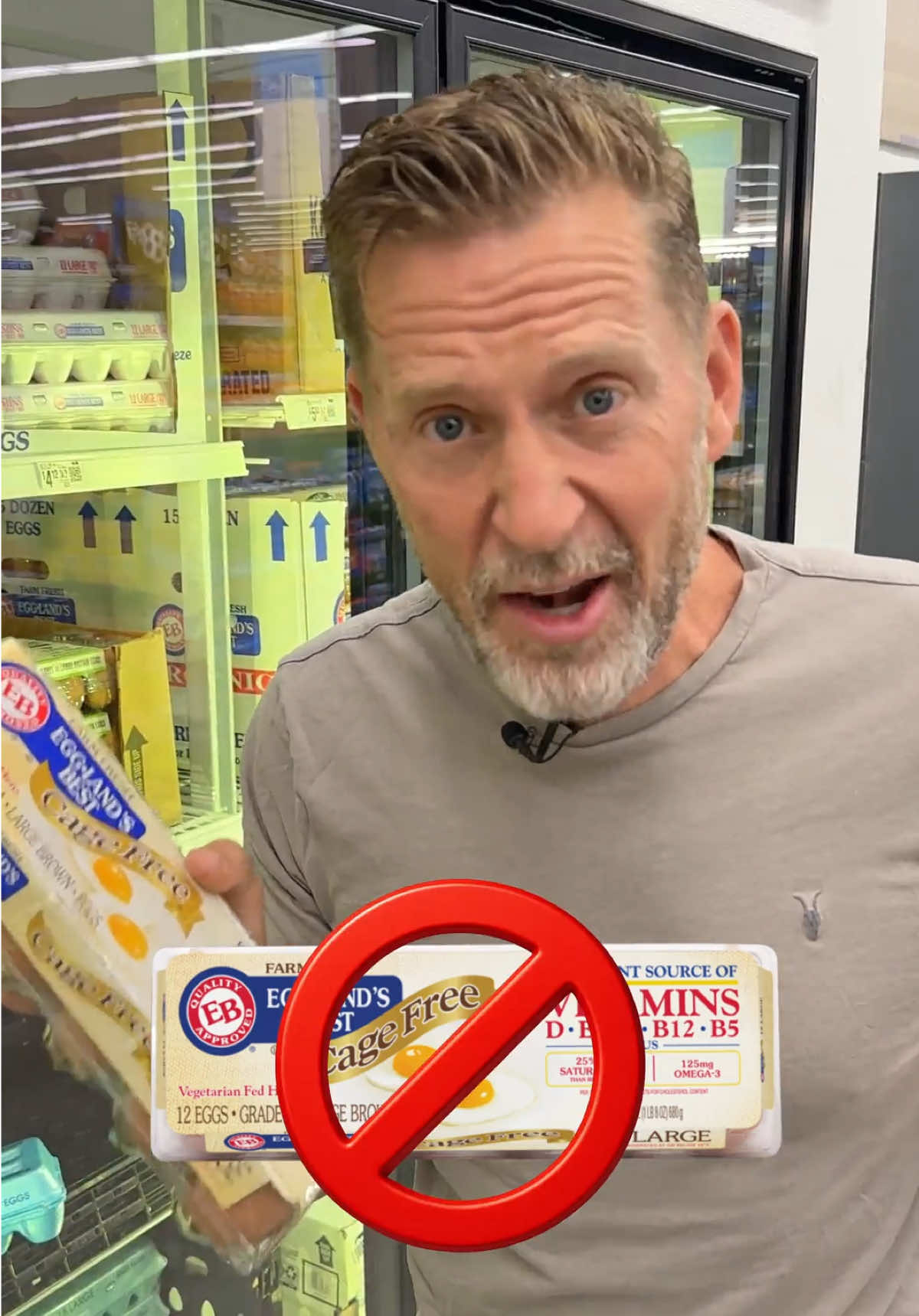 You’re paying a premium price for cage-free or free-range eggs that are still not a “healthy egg”🥚❌  Here’s why: 👉 Cage-free = chickens jammed into a barn instead of tiny individual pens.  👉 Free-range = they technically have access outside, but most never spend significant time outside obtaining the proper diet and sunlight needed for nutritious eggs. ❌ That means that $5–$6 a dozen price tag at Walmart or up to $9 in other stores is for marketing, not ideal nutrition. ✅ If you’re going to spend more of your hard-earned money, look for pasture-raised eggs.🥚 👉 These chickens actually live outdoors, eat bugs and grass, get exposed to the diverse microbiology of the soil, and soak up much-needed sunshine…so they end up producing eggs with far better fatty acid ratios and vitamin profiles. 🍳 Here’s the bottom line: Don’t waste your money on eggs with cage-free or free-range labels; pasture-raised eggs are the real deal (and if you can, grab eggs that are pasture-raised AND organic for the cleanest, most nutrient-dense option in most stores)! #Eggs #CageFree #PastureRaised #FreeRange #NonToxicLiving