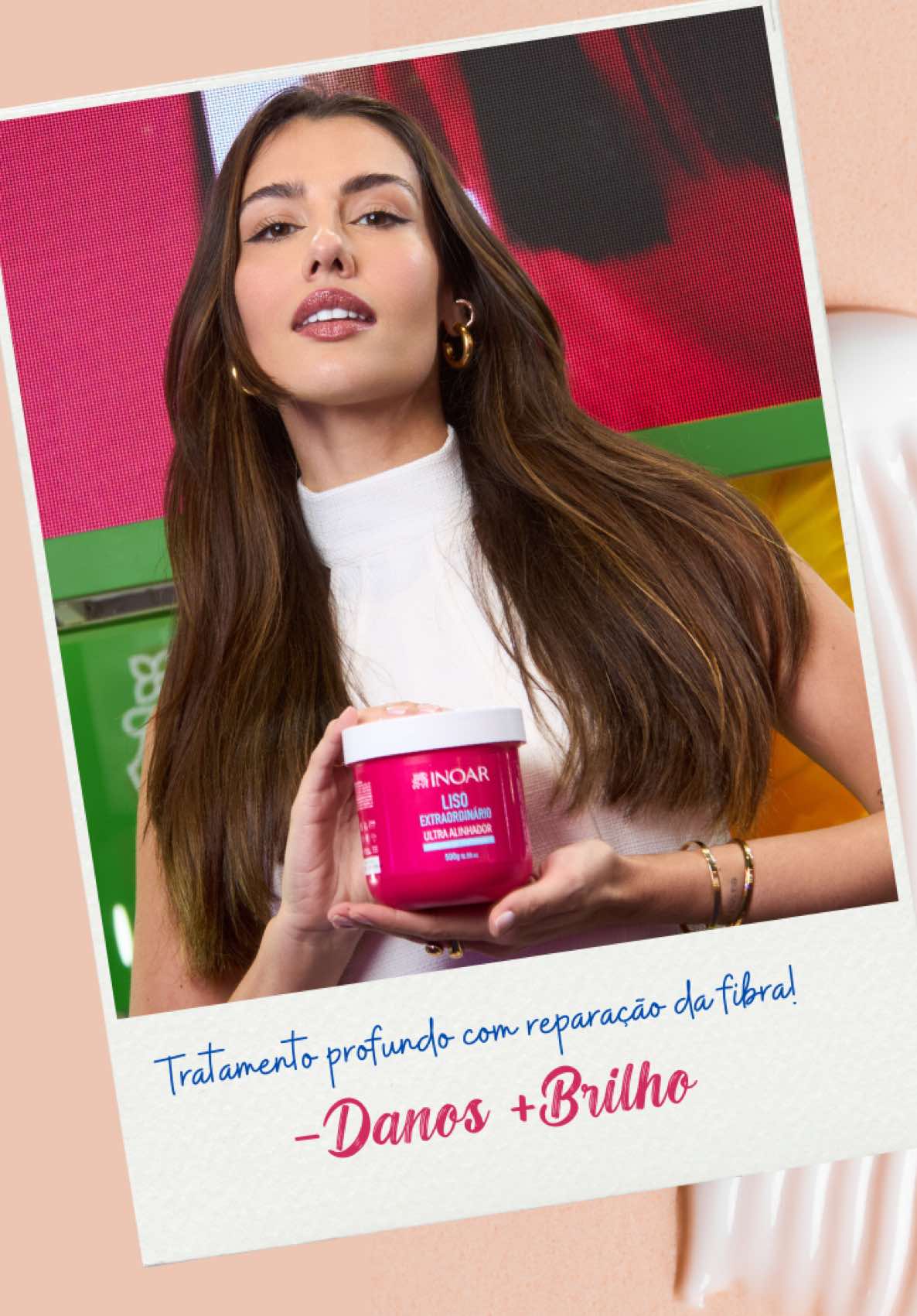 Um antes e depois extraordinário! 💖✨ Com a linha Inoar Liso Extraordinário, você tem disciplina dos fios, brilho espelhado e maciez. Com fórmula enriquecida com Niacinamida, AHA e Queratina Vegetal, os produtos tratam profundamente a fibra capilar, reduzem a porosidade e entregam cabelos alinhados e saudáveis. Quem ama uma inovação assim?? #inoar #cabeloalinhado #cabelosemfrizz #frizz #brilhoespelhado