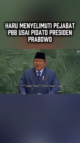 Satu kata? #prabowo #pbb #indonesia🇮🇩 