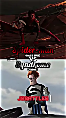 Spider-Man vs Syndrome #spiderman #syndrome #edits #fyp #jsbattles             