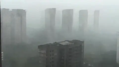 Gió to, mưa lớn do bão Ragasa tại Trung Quốc. #ragasa #baoragasa #sieubao #supertyphoon 