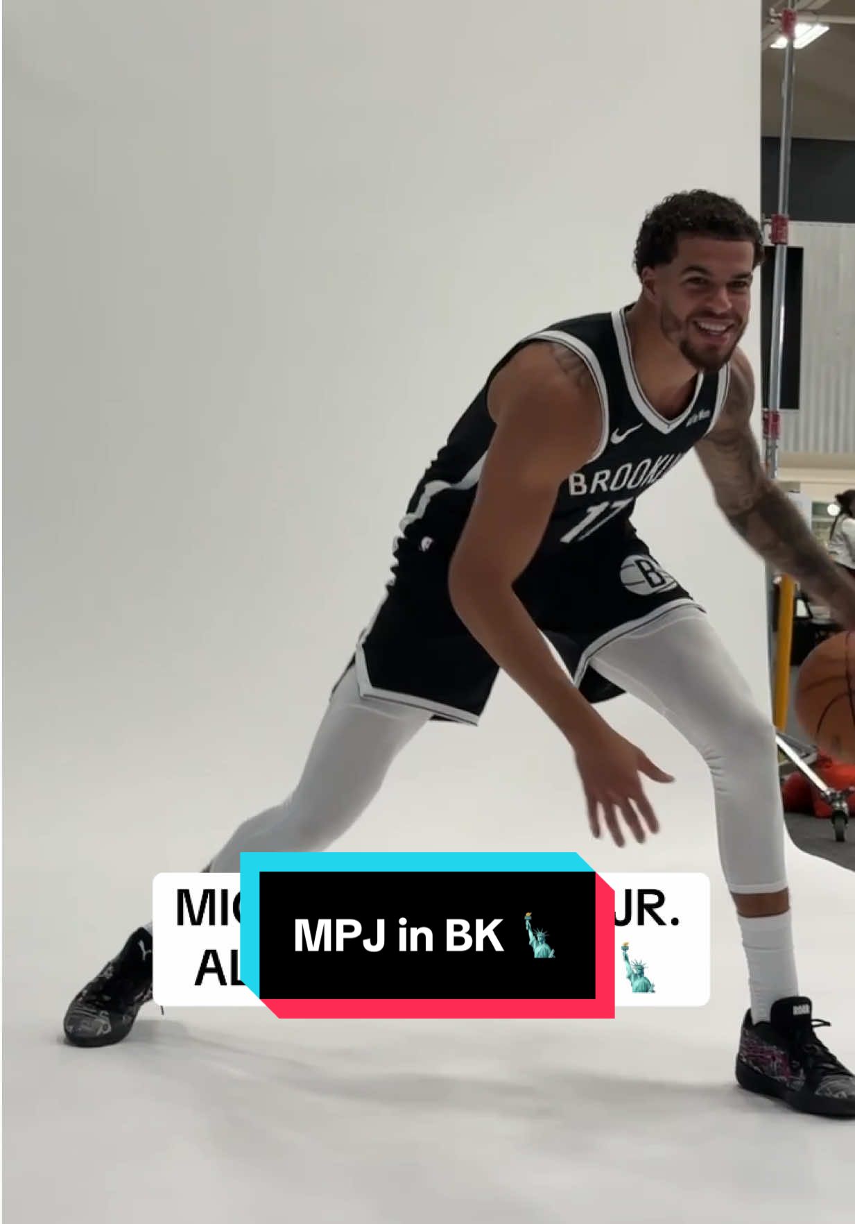 All good vibes in the city 😁 #NBA #basketball #Brooklyn #MichaelPorterJr #MPJ