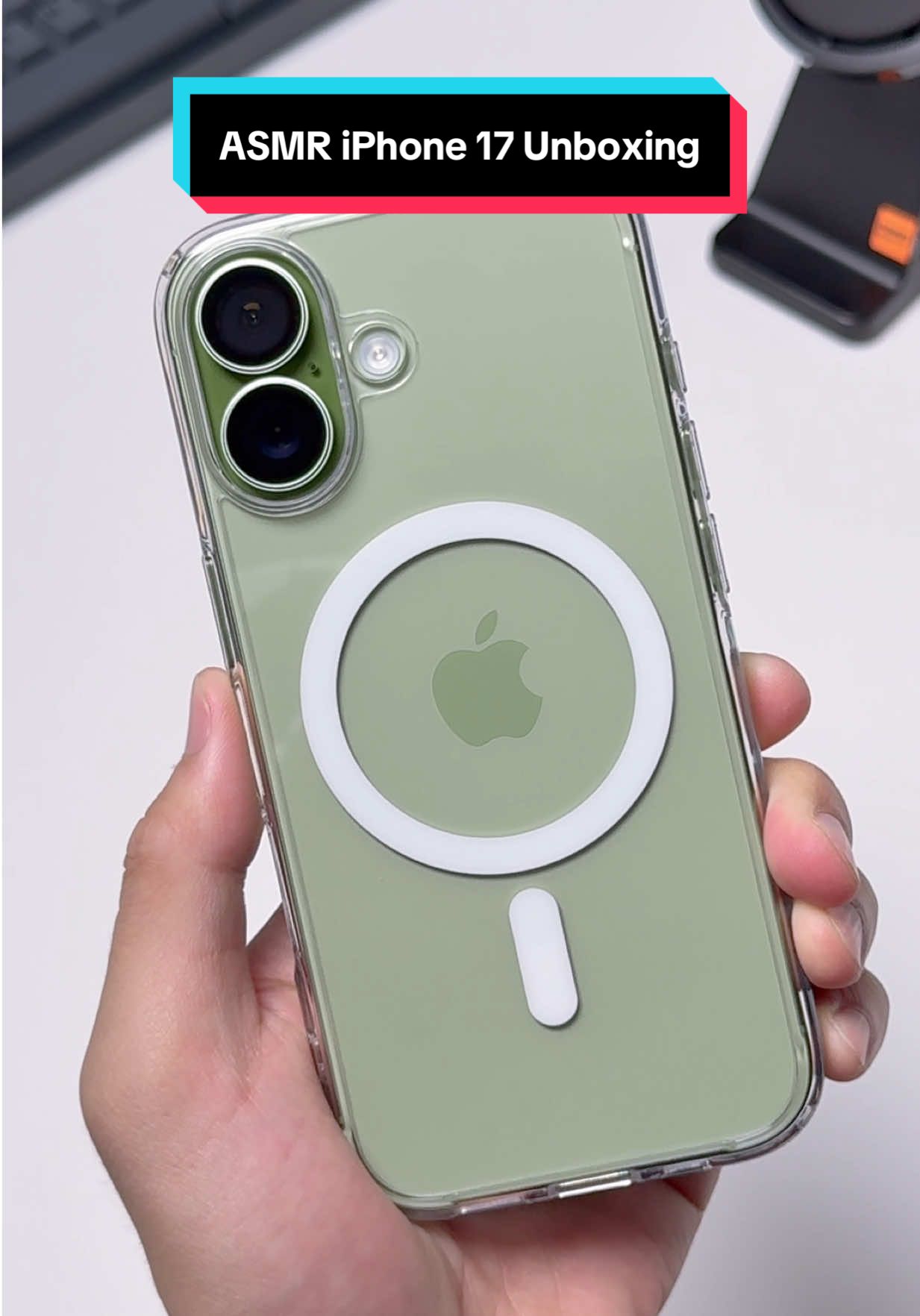 saved the best for last #fyp #iphone17 #unboxing #asmr #spigen 