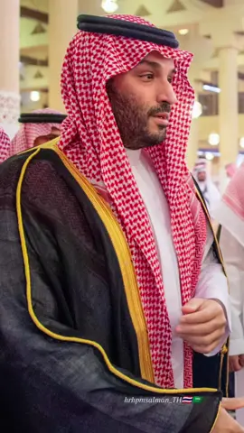 Crown Prince Mohammed bin Salman performs funeral prayer for late Grand Mufti Sheikh Abdulaziz Al Al-Sheikh at Imam Turki bin Abdullah Mosque in Riyadh. #เจ้าชายซาอุฯ #mohammedbinsalman #MBS #mbs_thaifans #محمد_بن_سلمان 
