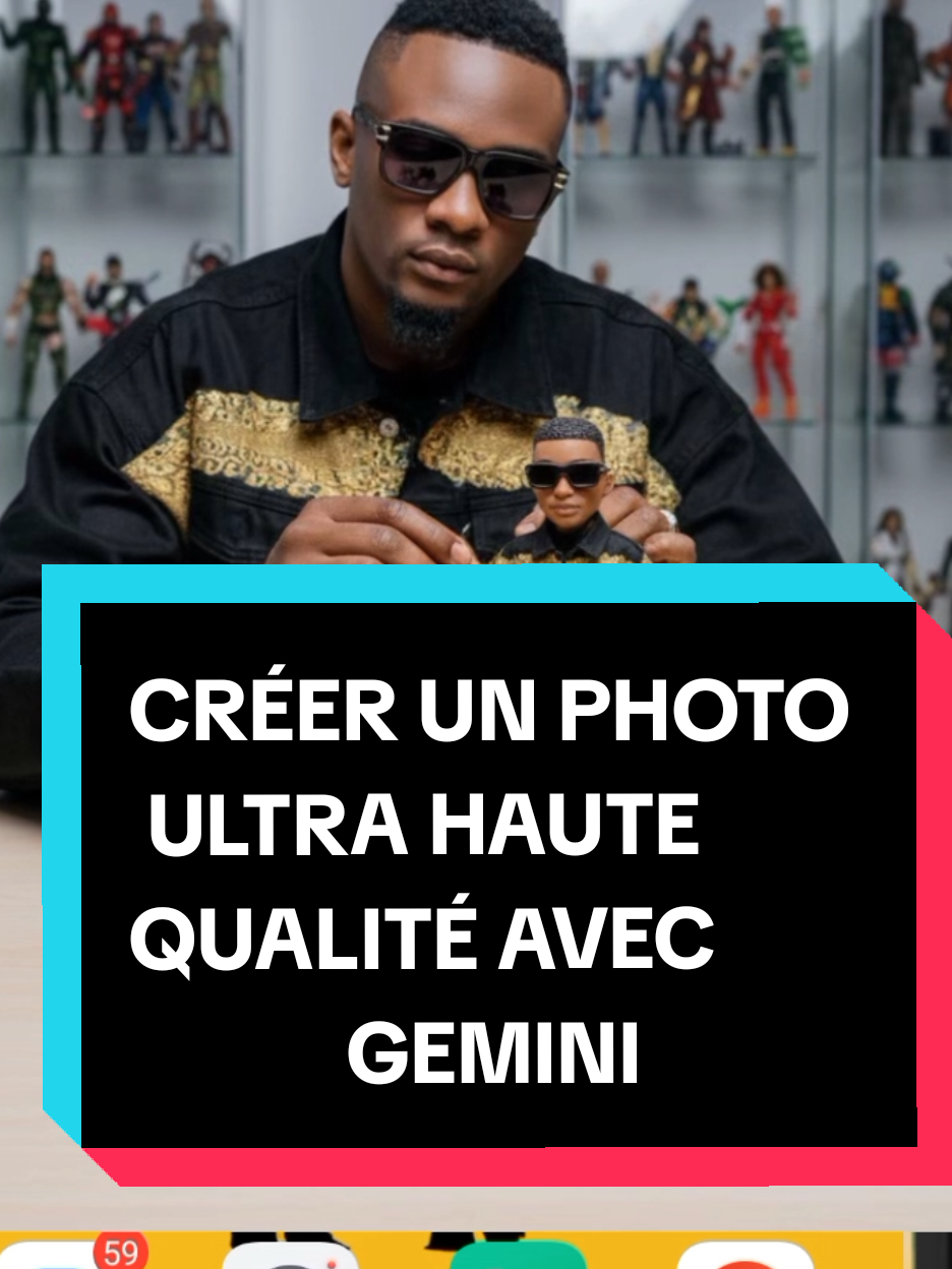 comment créer des photos 3d avec Google gemini, pour avoir des photos de bonnes qualités. #gemini #ia  #googlegemini #malitiktok🇲🇱 #photo 