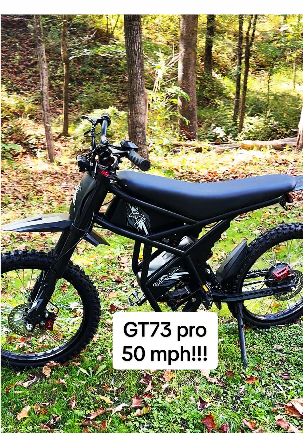 Gt73 pro back in stock!! Free shipping on all our e-bikes. We also have the freego x2 and pro that goes up to 55mph!  #gt73pro #freegox2 #tuttio #ridstar #ebike 