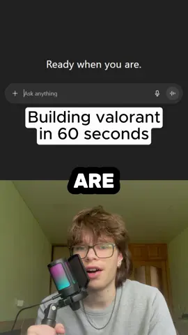 I built Valorant because I’m cracked like that #gaming 