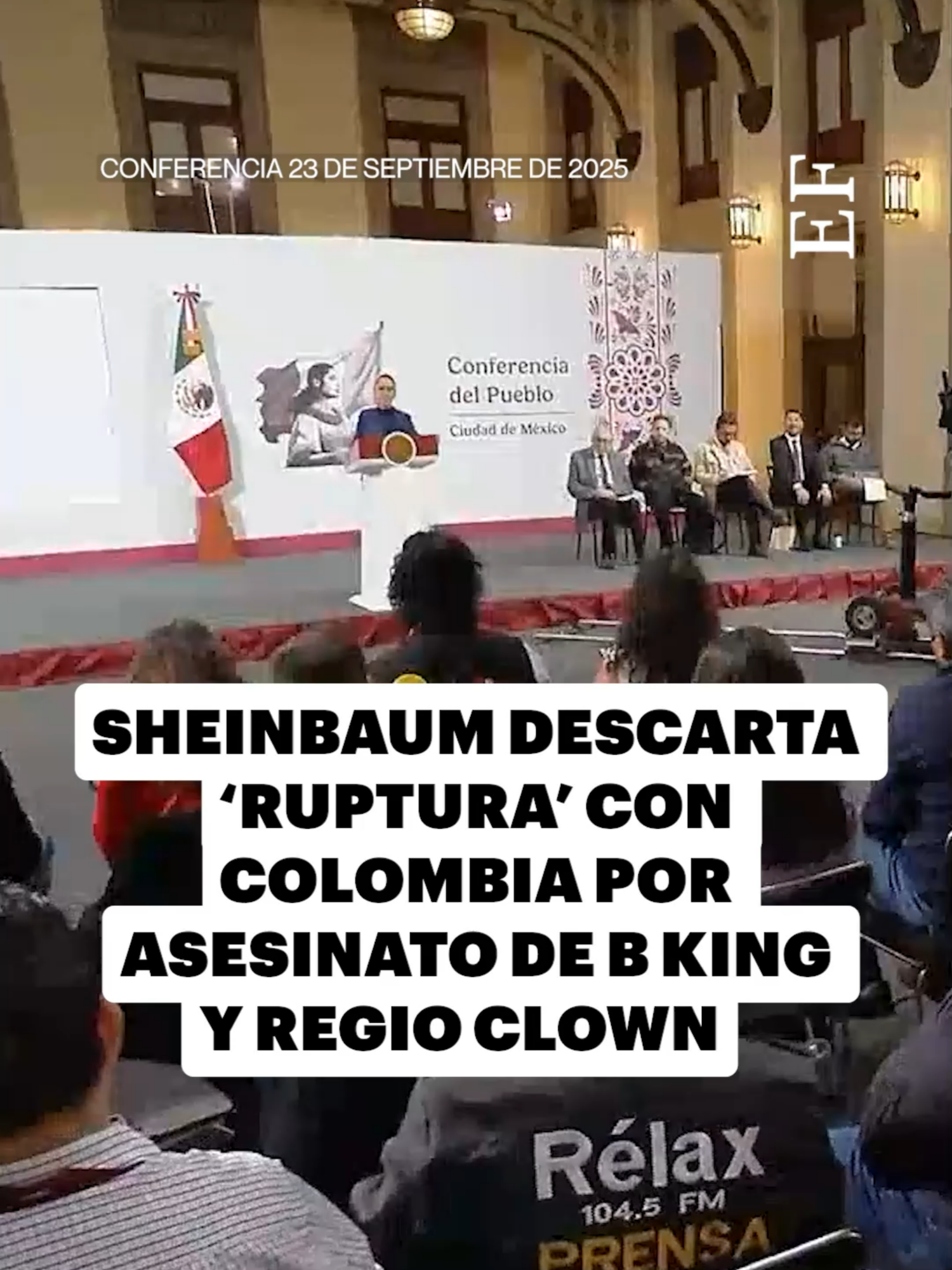 La presidenta Claudia Sheinbaum descartó que vaya a ocurrir una ‘ruptura’ en las relaciones diplomáticas con Colombia por el asesinato de los artistas ‘B King’ y ‘Regio Clown’ #colombia #bking #regioclown #gustavopetro #claudiasheinbaum #mexico