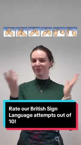 How did we score? In honour of the International Week of Deaf People, the National Disability Card team sat down to learn some signs. Let us know how we did in the comments! #internationalweekofthedeaf #deaftiktok #britishsignlanguage #deafcommunity