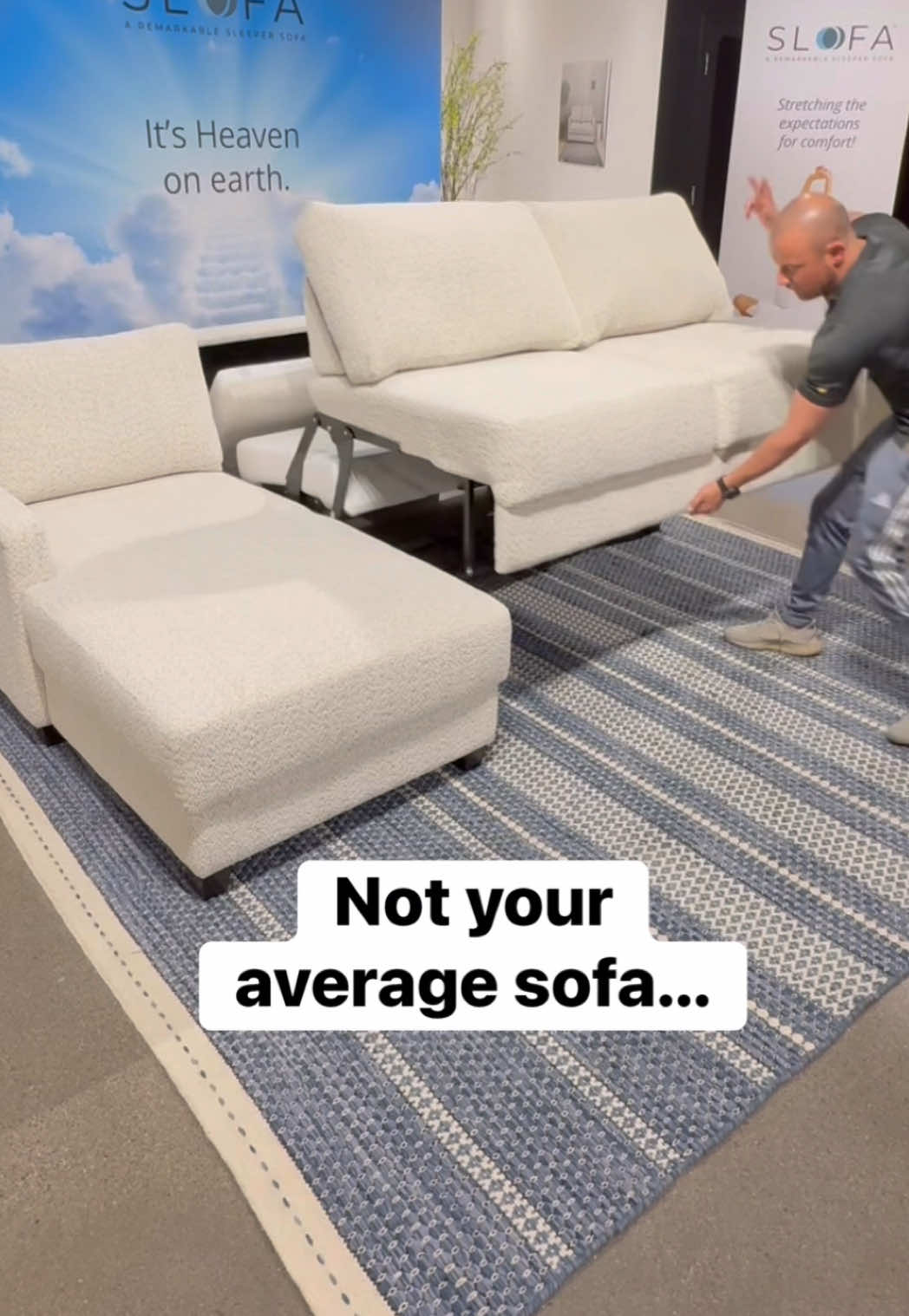 ✨ Not Your Average Sofa | Watch This Transform Into a Bed in Seconds #SofaBed #FurnitureDesign #SpaceSaving #HomeInspo #modernliving 