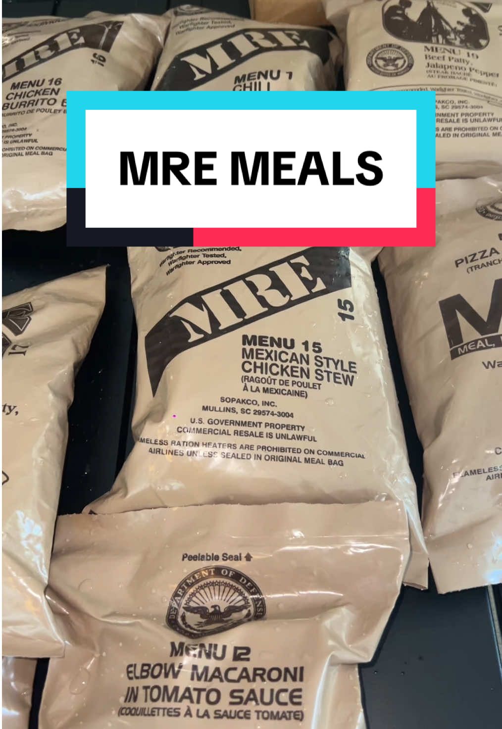 military style mre • ready to eat meals with long shelf life • stocked emergency food • 12 complete meal packs survival food for any situation • pantry essentials • real military grade packaging #mre #survivalfood #emergencymeals #prepperlife #mrepacks 