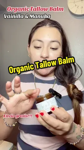 Crema en bàlsamos Hidratante natural de sebo y miel de Manuka #tallowskincare  #manukahoney 