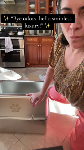 🚀 I just switched from a plastic litter box to this stainless steel one, and wow—what a difference! Cleaner, odor-free, super durable, and stylish too. 🐾 If your cat deserves the best, this is the upgrade! 😻 #CatLife #CleanLiving #PetLuxury