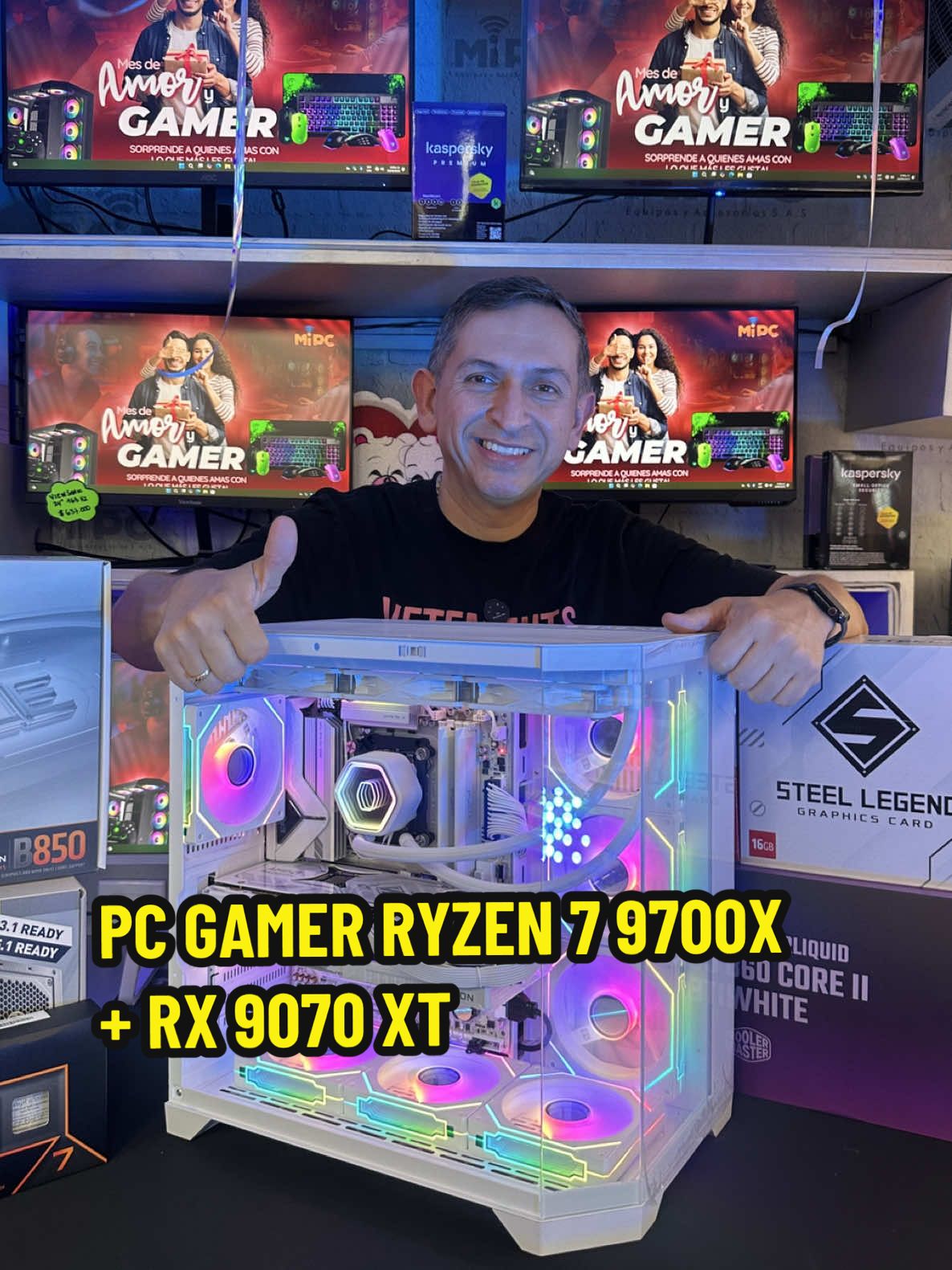 🔥 ¡PODER ABSOLUTO EN TUS MANOS! 🔥 Poderoso y económico setup con el Ryzen 7 9700X + RX 9070XT por solo $8’700.000 💥 ⚙️ Rendimiento brutal 🎮  Gráficos que te dejarán sin aliento 🚀  Ideal para gaming, diseño y streaming 🎯 Oferta limitada. Escríbenos y separa la tuya antes que se agoten. #PCGamer #OfertaGamer #Ryzen7 #MiPCBarranquilla #GamingSetup   