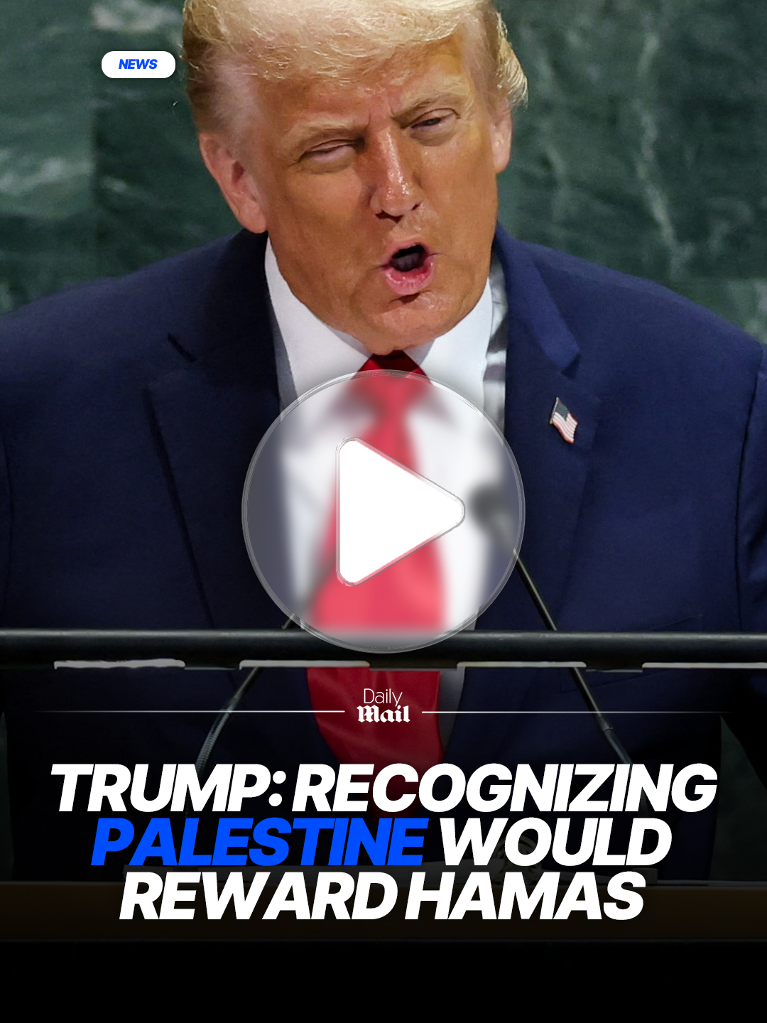 Donald Trump has criticized Britain's recognition of Palestine, saying it 'will not do anything to free hostages or end the war in Gaza' and is a 'reward for Hamas.'  Speaking about the president's reaction to the move, his press secretary, Karoline Leavitt, said: 'He feels this does not do anything to release the hostages, which is the primary goal right now in Gaza, does nothing to end this conflict and bring this war to a close.' 'Frankly he believes it's a reward to Hamas. So he believes these decisions are just more talk and not enough action from some of our friends and allies.' Read more at Daily Mail. #news #trump #politics