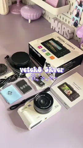 VETEK 8 (5K VERSION) 75MP! y'all got my newest fave camera, just comment if u want sample shots of this! 📸🤍✨ #vetek8 #vetekcamera #vetekdigitalcamera #digicam #flipcamera 