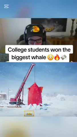 College student won the biggest whale 😳🔥💸