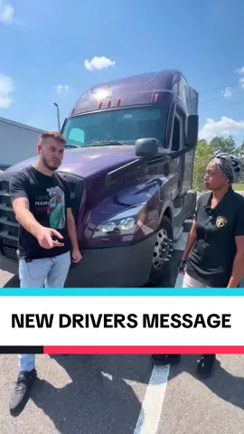 New driver Sonia has a message! 👀🤘#trucker #cdl #truckdriver #semitruck #trucking 