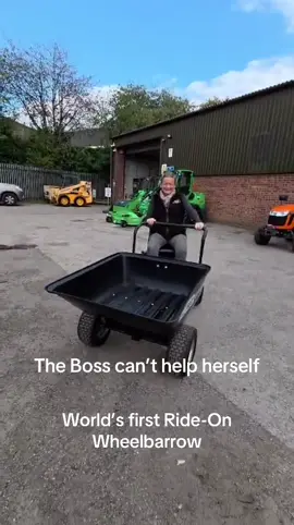 *World first Ride-On Wheelbarrow 🙌🏼  RAT WHEELBARROW  Ride-On, Articulated, Tipping Barrow.  *Patented design  Interested? Get in touch:  Sales@Robertleeplant.co.uk  01889 271 727 #plantmachinery #plantsales #robertleeplant #planthire #fyp