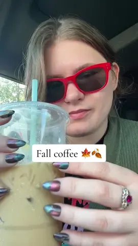 ASMR Fall Coffee🍂🍁#asmr #asmrsounds #asmrtapping #coffeetok #fyp 
