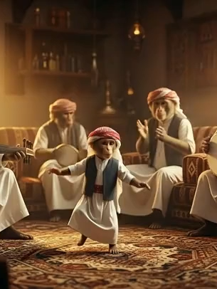 طيب وازين طيب يامرحبا بالحبيب #قرود #كسبلور  #ذكاء_اصطناعي  #مشاهير_تيك_توك #ترند