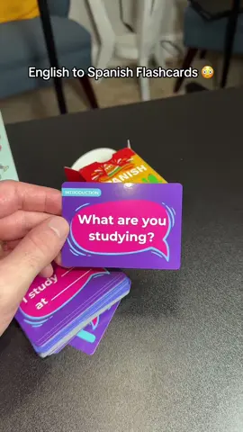 These flashcards are super helpful for learning Spanish 🔥 #learnspanish #spanish #spanishlesson #aprenderespañol #LanguageLearning 