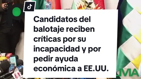 Candidatos del balotaje reciben críticas por su incapacidad y por pedir ayuda económica a EE.UU. Desde el bloque Evo Pueblo, el senador Leonardo Loza criticó a los binomios presidenciales Paz y Tuto por viajar a Estados Unidos en busca de ayuda económica, calificando el acto como una “mendicidad” en medio de la crisis económica del país. Loza aseguró que ambos candidatos son incapaces de resolver los problemas nacionales y que, en su desesperación, podrían comprometer los recursos naturales y ofrecer la democracia y libertad del pueblo boliviano a intereses extranjeros. #ElPopular #ElPopularBolivia #PopBolivia #PopNews
