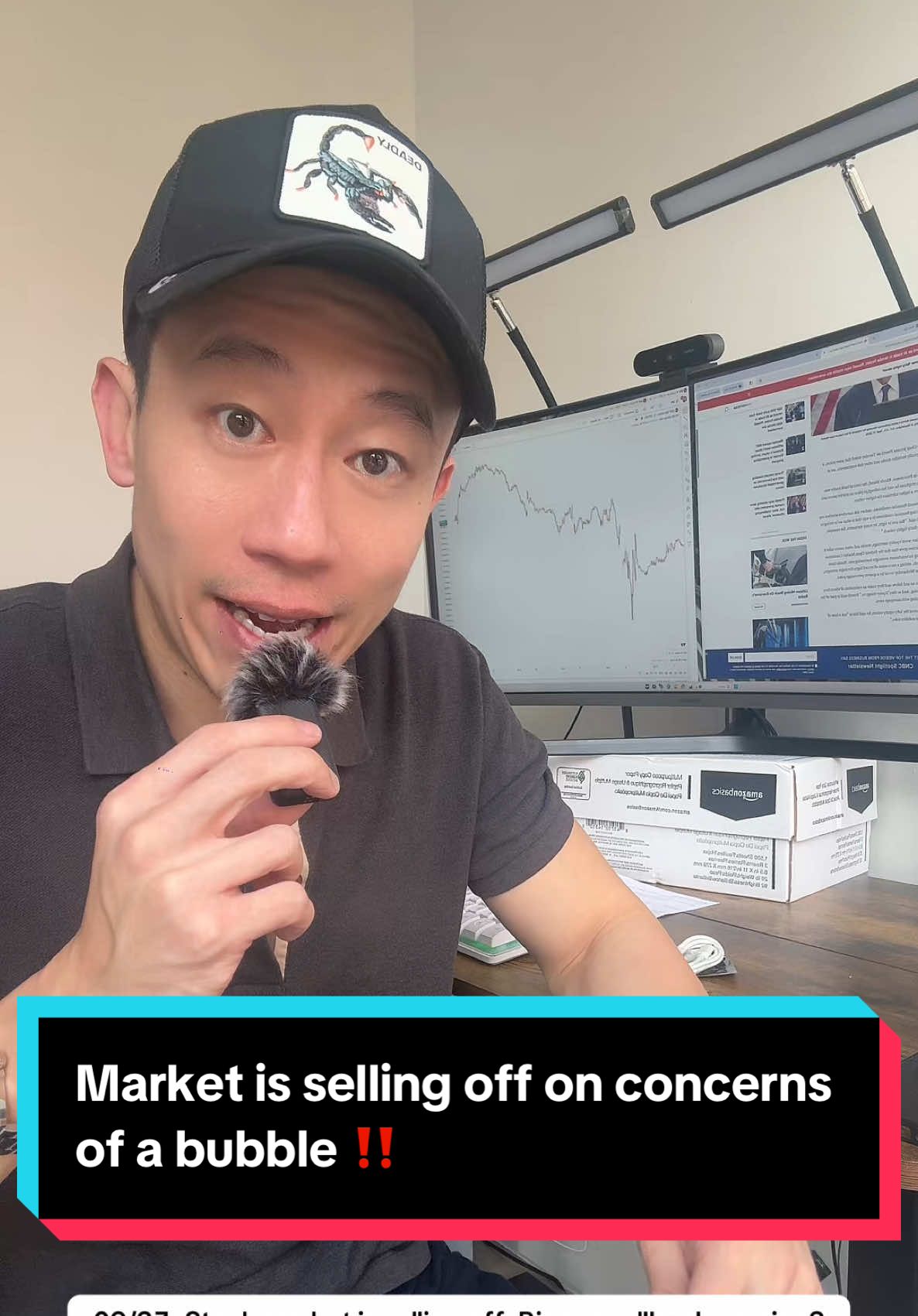 🚨BREAKING: Stock market is selling off. It this temporary or is a bigger pullback ahead? #stocks #stockmarket #investing #money #financialfreedom 