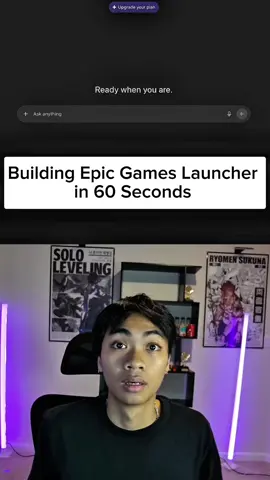Building the epic games launcher #ai #coding