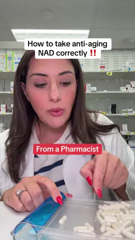 Here’s a few tips on how to choose a quality NAD supplement. #nad #over40 #antiaging #pharmacistadvice #biohacking 