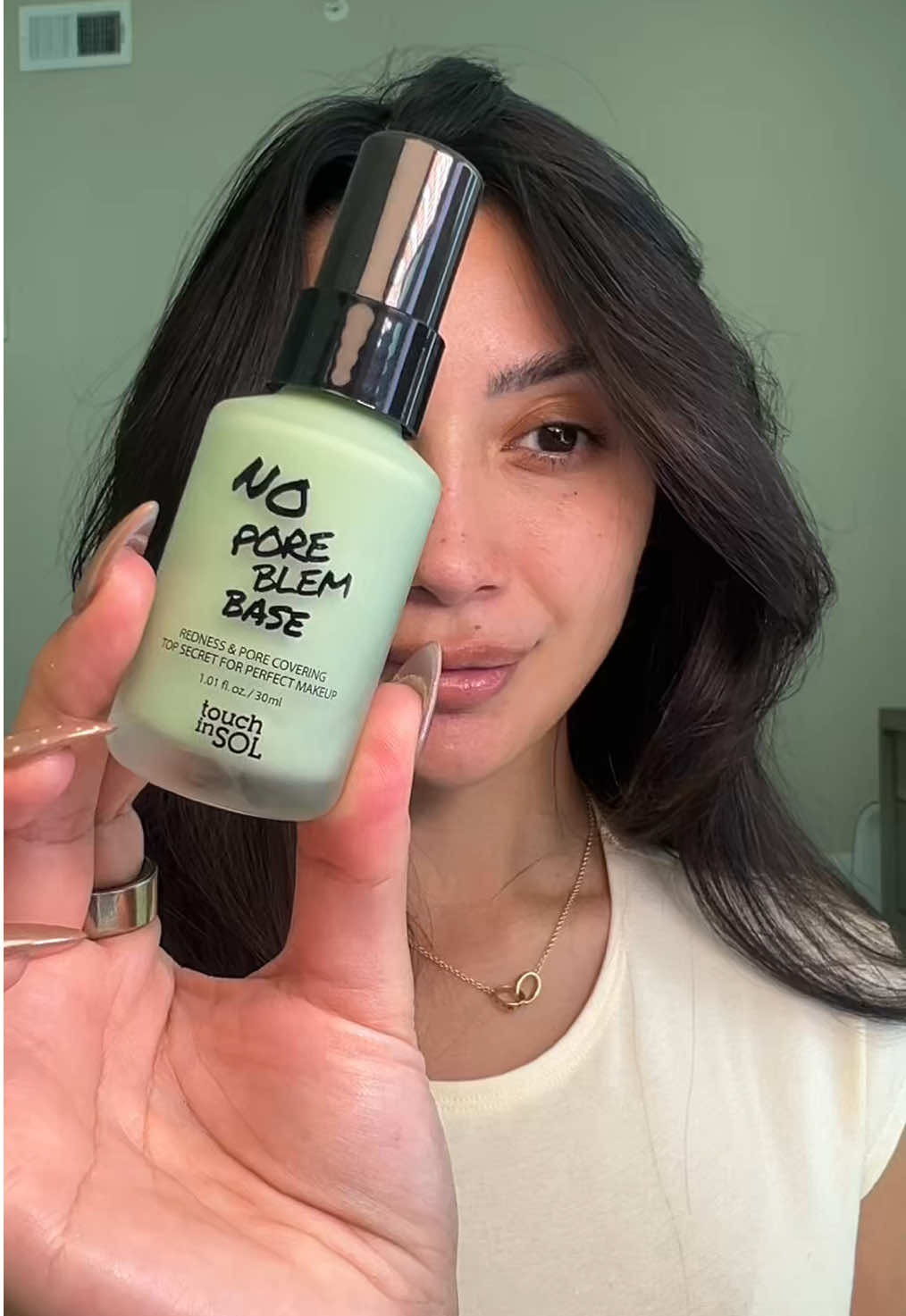 Redness and Rosacea? Not a poreblem💚 @Touch in SOL @beautytap #btxtissept25 #touchinsol #kbeauty #primer #skinprep 