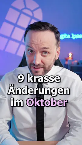 9 krasse Änderungen im Oktober #1minutejura #nachrichten #lernenmittiktok 