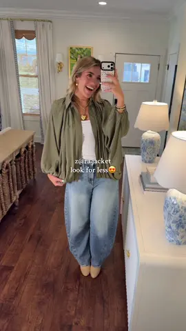 SO FREAKING CHIC👏🏻 I saw the name brand version in stores- can confirm that they feel and look the exact same🫣 the quality is an absolute 10/10! Wearing size M- it runs true to size! #lookforless #fallfashion #effortlesschic ##falljacket##fallaesthetic