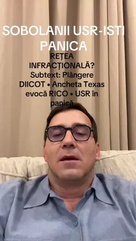 #DIICOT #RICO #Soros #USR #fy 